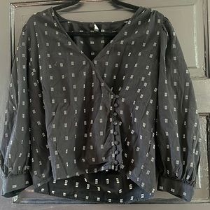 Madewell button blouse